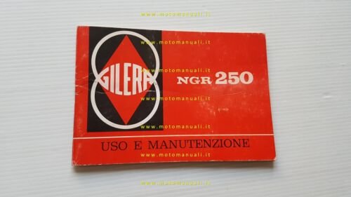 Gilera NGR 250 1985 manuale uso manutenzione libretto originale