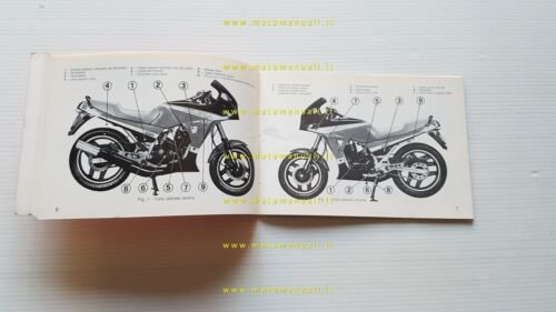 Gilera NGR 250 1985 manuale uso manutenzione libretto originale