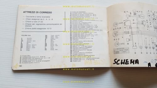 Gilera NGR 250 1985 manuale uso manutenzione libretto originale