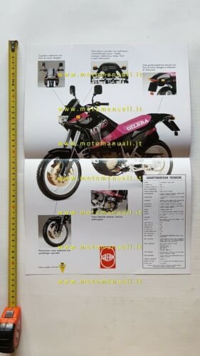 Gilera Nordwest 600 1992 depliant originale ITALIANO brochure