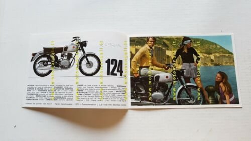 Gilera produzione modelli 1970 depliant FRANCESE originale moto FRANCAIS