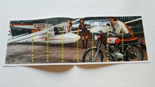 Gilera produzione modelli 1970 depliant FRANCESE originale moto FRANCAIS