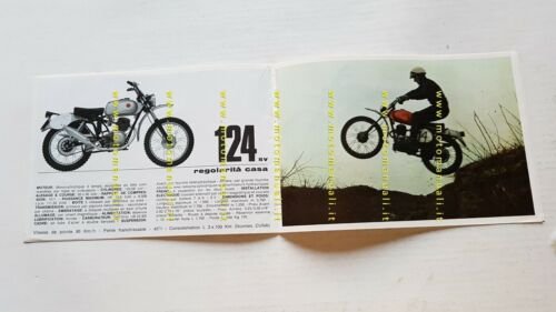 Gilera produzione modelli 1970 depliant FRANCESE originale moto FRANCAIS