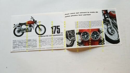 Gilera produzione modelli 1970 depliant FRANCESE originale moto FRANCAIS