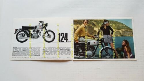 Gilera produzione modelli 1970 depliant originale ITALIANO moto brochure