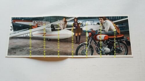 Gilera produzione modelli 1970 depliant originale ITALIANO moto brochure