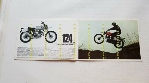 Gilera produzione modelli 1970 depliant originale ITALIANO moto brochure