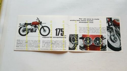 Gilera produzione modelli 1970 depliant originale ITALIANO moto brochure