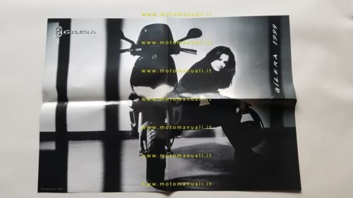Gilera produzione tutti modelli 1999 depliant poster originale
