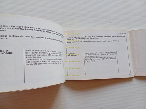 Gilera Rally 125 RC 1987 manuale uso manutenzione libretto istruzioni …