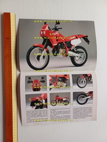 Gilera RC 125 Top Rally 1989 depliant italiano originale