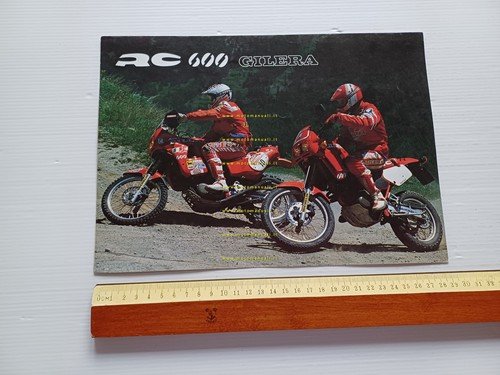 Gilera RC 600 1989 depliant italiano originale