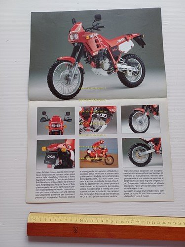 Gilera RC 600 1989 depliant italiano originale