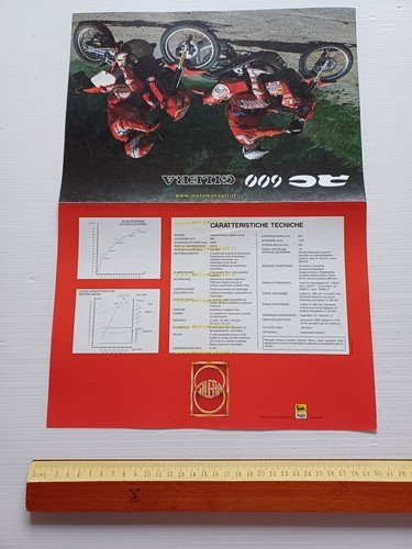 Gilera RC 600 1989 depliant italiano originale
