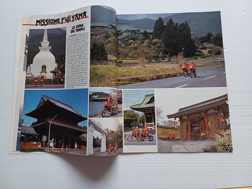 Gilera RC 600 Missione Fujiyama 1989 depliant estratto Motosprint originale