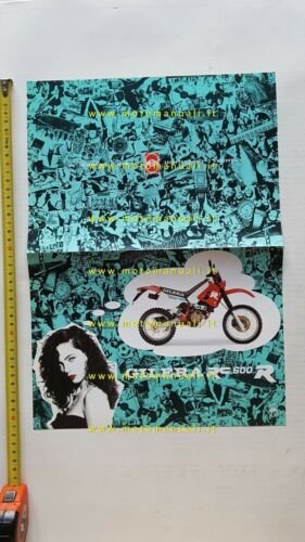 Gilera RC 600 R 1992 depliant originale ITALIANO brochure