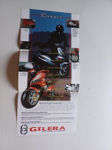 Gilera Runner 50 - Runner 50 SP depliant ITALIANO originale