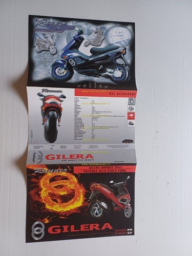 Gilera Runner 50 - Runner 50 SP depliant ITALIANO originale