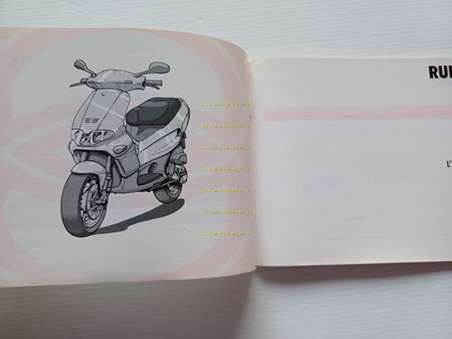 Gilera Runner 50 manuale uso manutenzione libretto istruzioni italiano originale