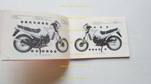 Gilera RV 125 - RV 200 1985 manuale uso manutenzione …