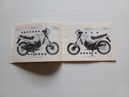 Gilera RV 125 1984 manuale uso manutenzione libretto istruzioni originale