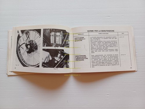 Gilera RX 125 1984 manuale uso manutenzione libretto istruzioni originale