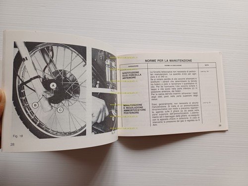 Gilera RX 125-RX 200 1985 manuale uso manutenzione libretto istruzioni …