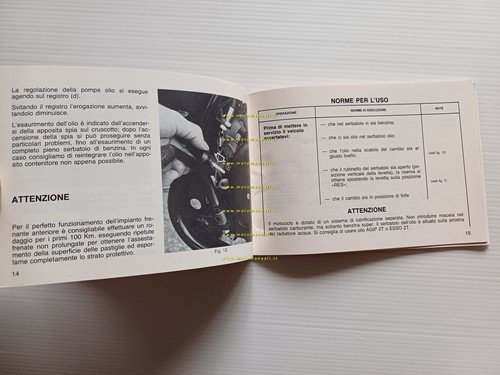 Gilera RX 125-RX 200 1985 manuale uso manutenzione libretto istruzioni …