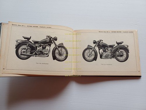 Gilera Saturno 500 Militare 1954 catalogo ricambi originale
