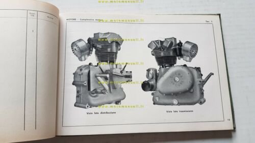 Gilera Saturno 500 Militare CATALOGO RICAMBI - 1 aggiornamento 1958
