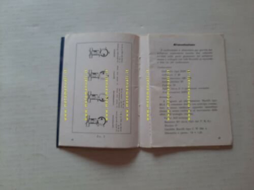 Gilera Saturno 500 Sport - Turismo 1950 manuale uso originale …