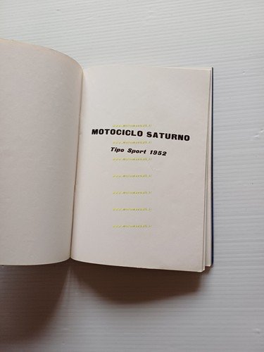 Gilera Saturno 500 Sport 1952 - Polizia 1953 manuale uso …