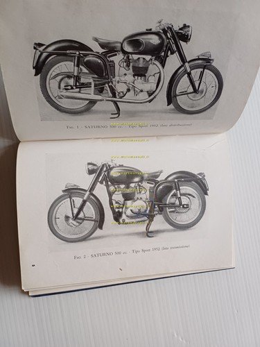 Gilera Saturno 500 Sport 1952 - Polizia 1953 manuale uso …