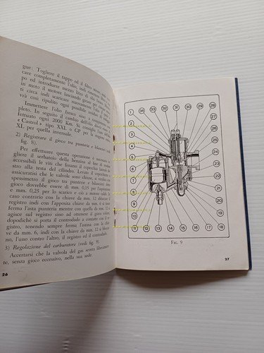 Gilera Saturno 500 Sport 1952 - Polizia 1953 manuale uso …