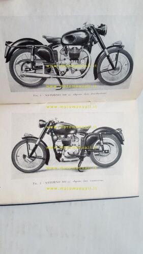 Gilera Saturno 500 Sport 1952 manuale uso manutenzione originale owner's …