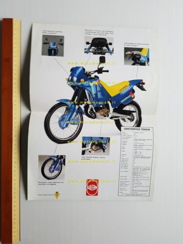 Gilera Sioux 50 1992 depliant originale ITALIANO