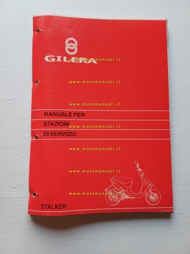 Gilera Stalker 50 1996 manuale officina TELAIO originale