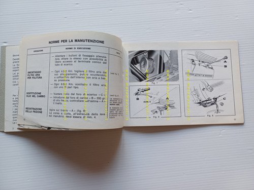 Gilera Trial 50 1971 manuale uso manutenzione libretto istruzioni originale