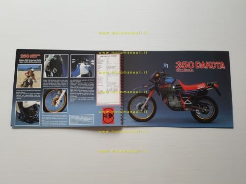 Gilera tutti modelli 1986 350 250 200 125 50 depliant …