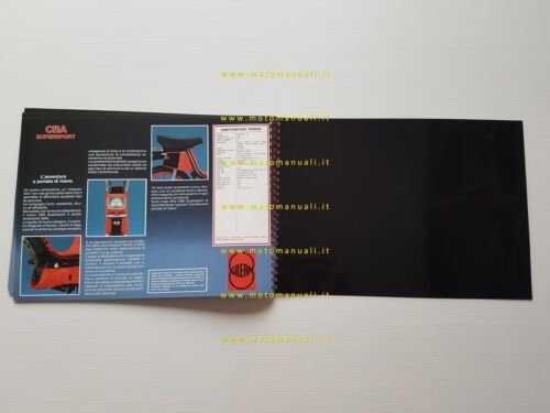 Gilera tutti modelli 1986 350 250 200 125 50 depliant …
