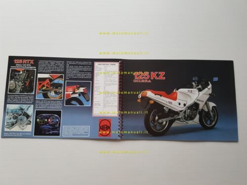 Gilera tutti modelli 1986 350 250 200 125 50 depliant …