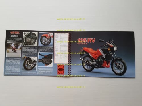 Gilera tutti modelli 1986 350 250 200 125 50 depliant …