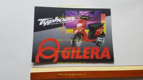 Gilera Typhoon 50 1993 depliant originale italiano
