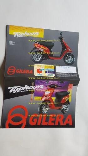 Gilera Typhoon 50 1993 depliant originale italiano