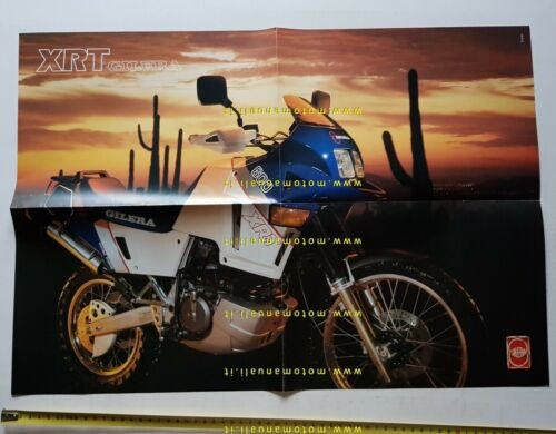 Gilera XRT 600 + produzione Gilera 1988 depliant moto originale …