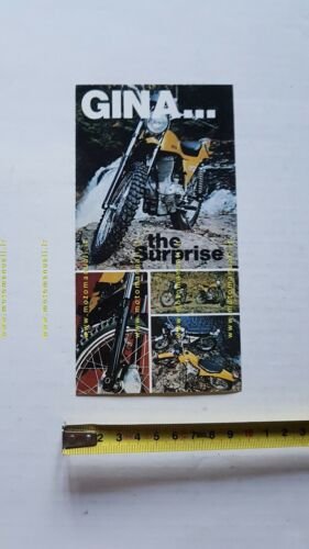 Gina 175 Macho-Enduro (Gilera Argentina) depliant anni 70 originale brochure