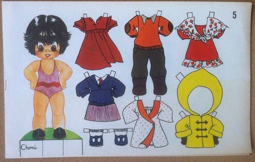 Giochi infanzia - bamboline e vestiti da ritagliare - anni …