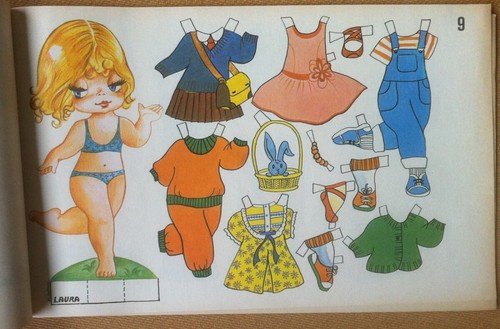 Giochi per l'infanzia - bamboline e vestiti da ritagliare - …