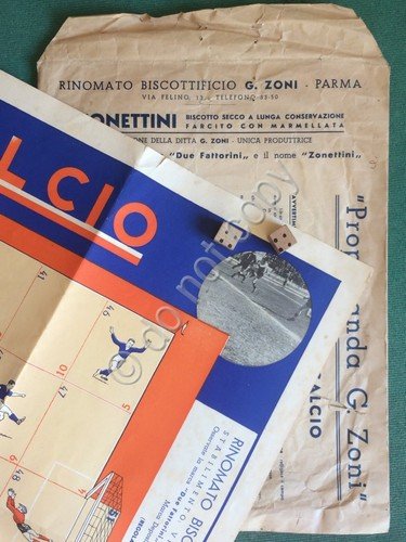 Gioco del Calcio - Gioco da tavolo - Pubblicità Biscottificio …