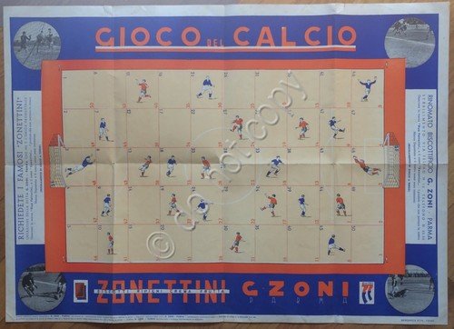 Gioco del Calcio - Gioco da tavolo - Pubblicità Biscottificio …